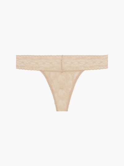 Calvin Klein Underwear HU821248 | Calvin Klein Bare Lace Női Tanga Bézs